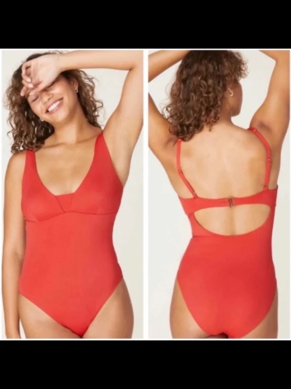Andie Swim The Tahiti One Piece Swimsuit Chili Pepper Size S - NWT